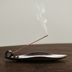 Flow Curve Ceramic Incense Holder