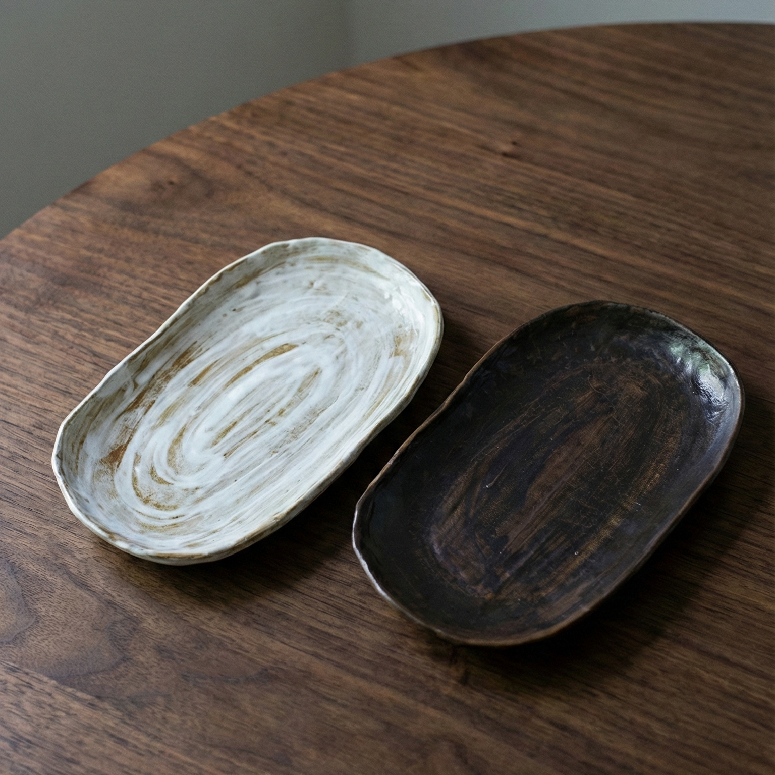 Wabi Oval Ceramic Serving Plate